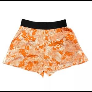 Open Edit elastic waist orange shorts sz xxs